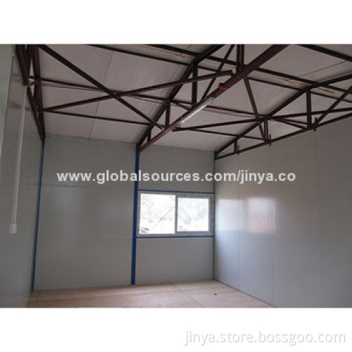 Flat Roof Prefab House, movable cabin, customized designs accepted